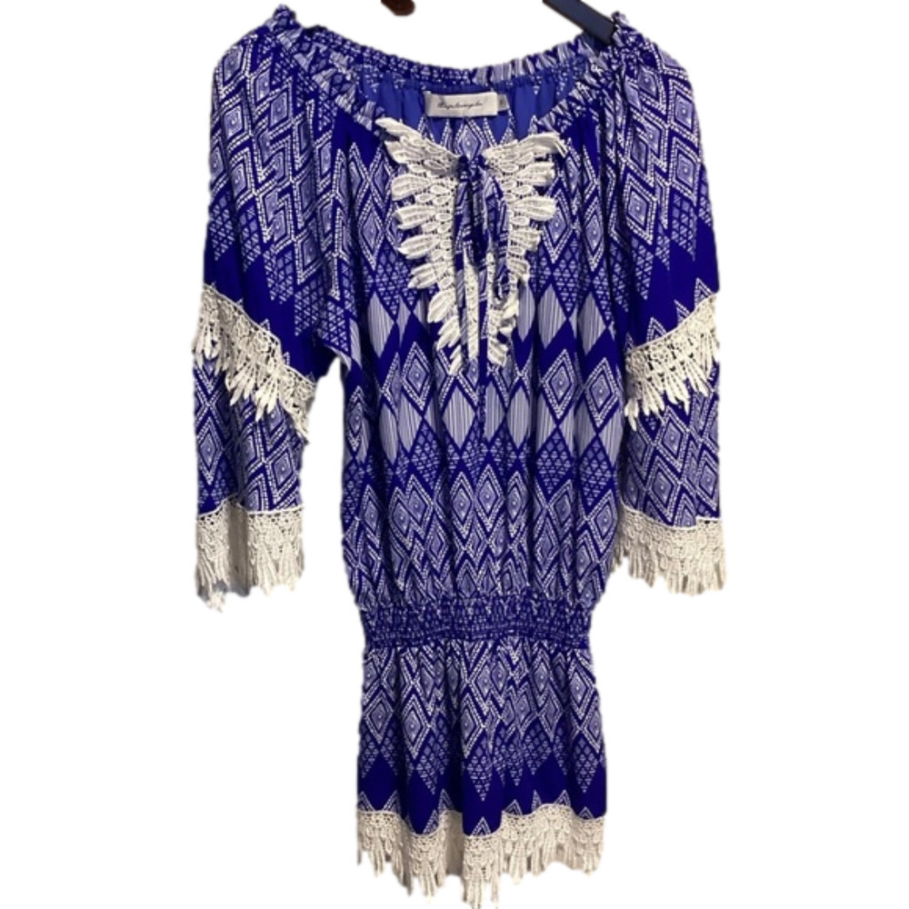 T-Bags Off The Shoulder Mini Dress